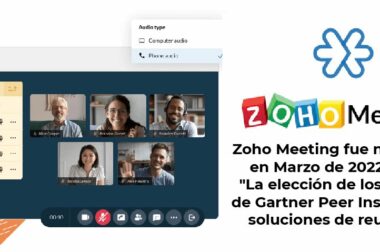 Zoho Meeting fue nombrada en Marzo de 2022 como  «La elección de los clientes de Gartner Peer Insights para soluciones de reuniones»